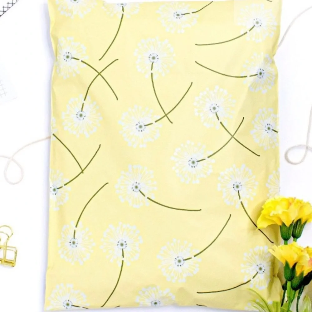 Set of 16 - 10”x13” Dandelion Poly Mailers